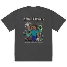 Minecraft 15th Anniversary Vintage 90s Oversized Adult T-Shirt