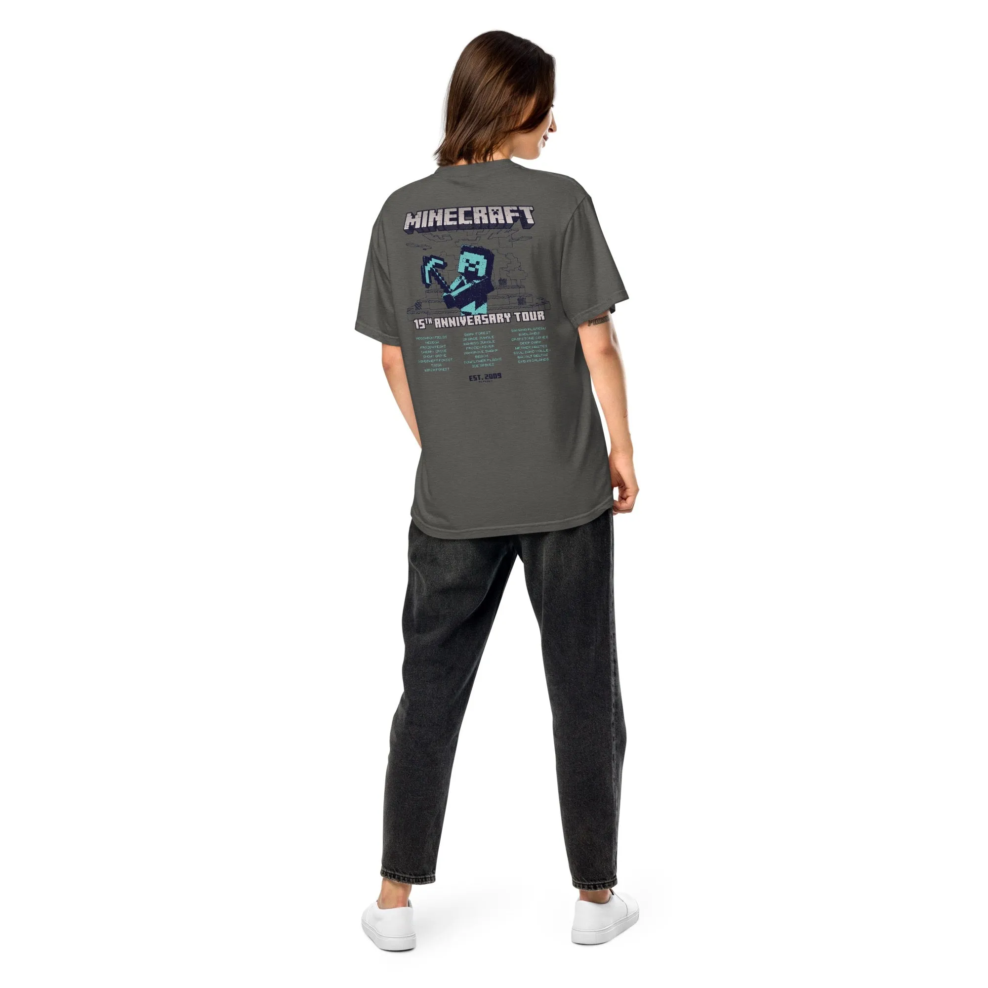 Minecraft 15th Anniversary Vintage Tour T-Shirt