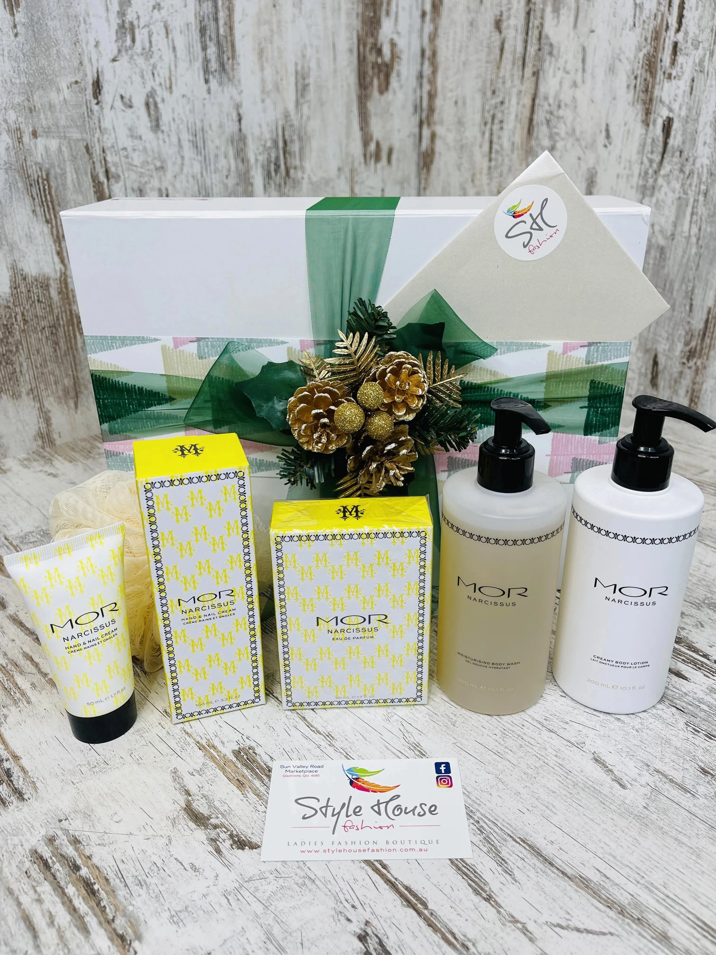 MOR Narcissus 'Pamper Her' Gift Hamper Box