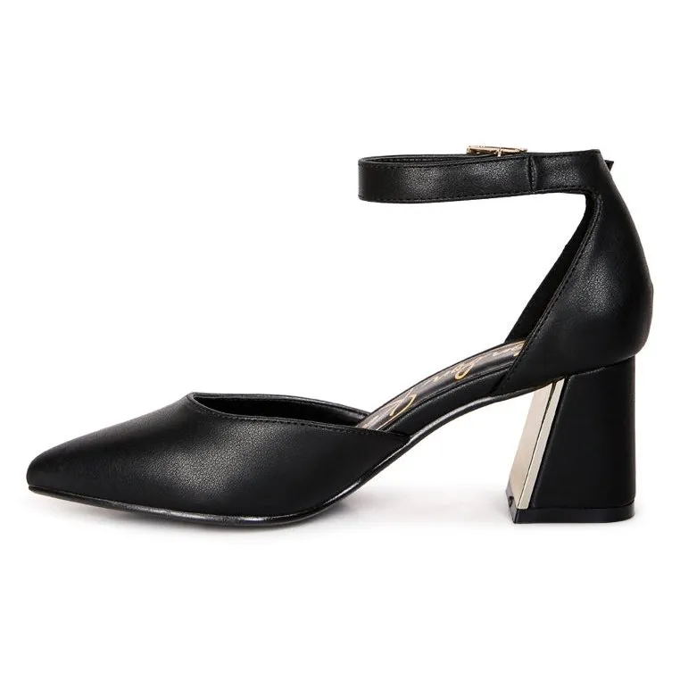 Myla Ankle Strap Block Heel