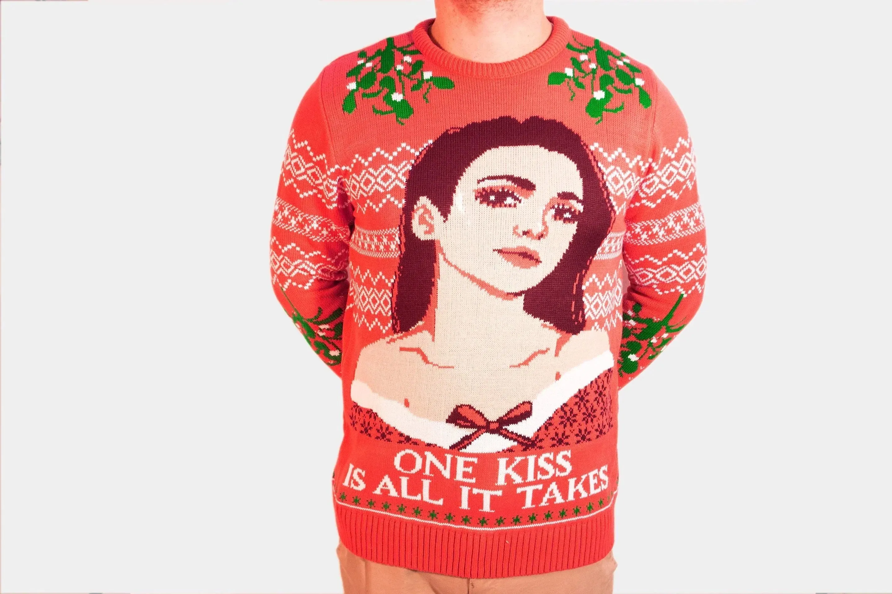 One Kiss is All: Knitted Christmas Jumper