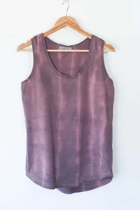 Plant-dyed Racerback (Purple Tie Dye)