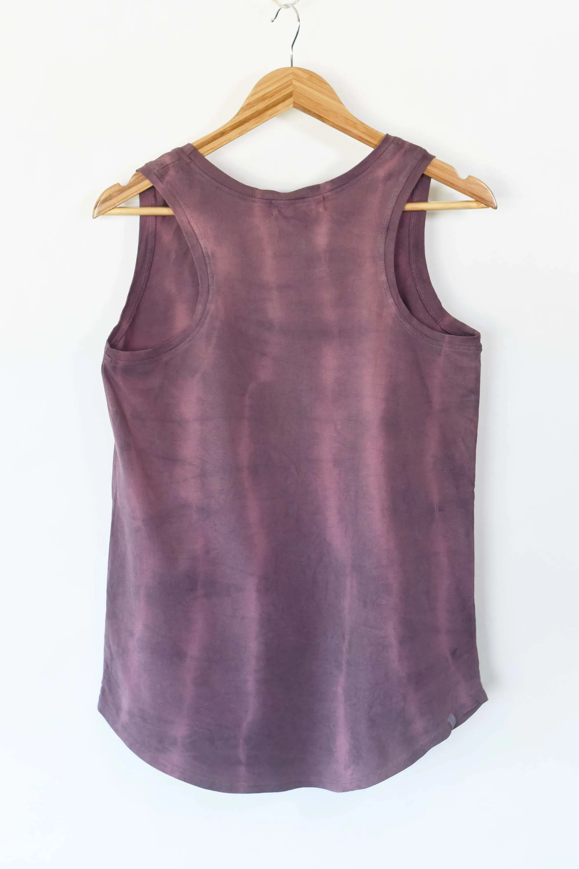 Plant-dyed Racerback (Purple Tie Dye)