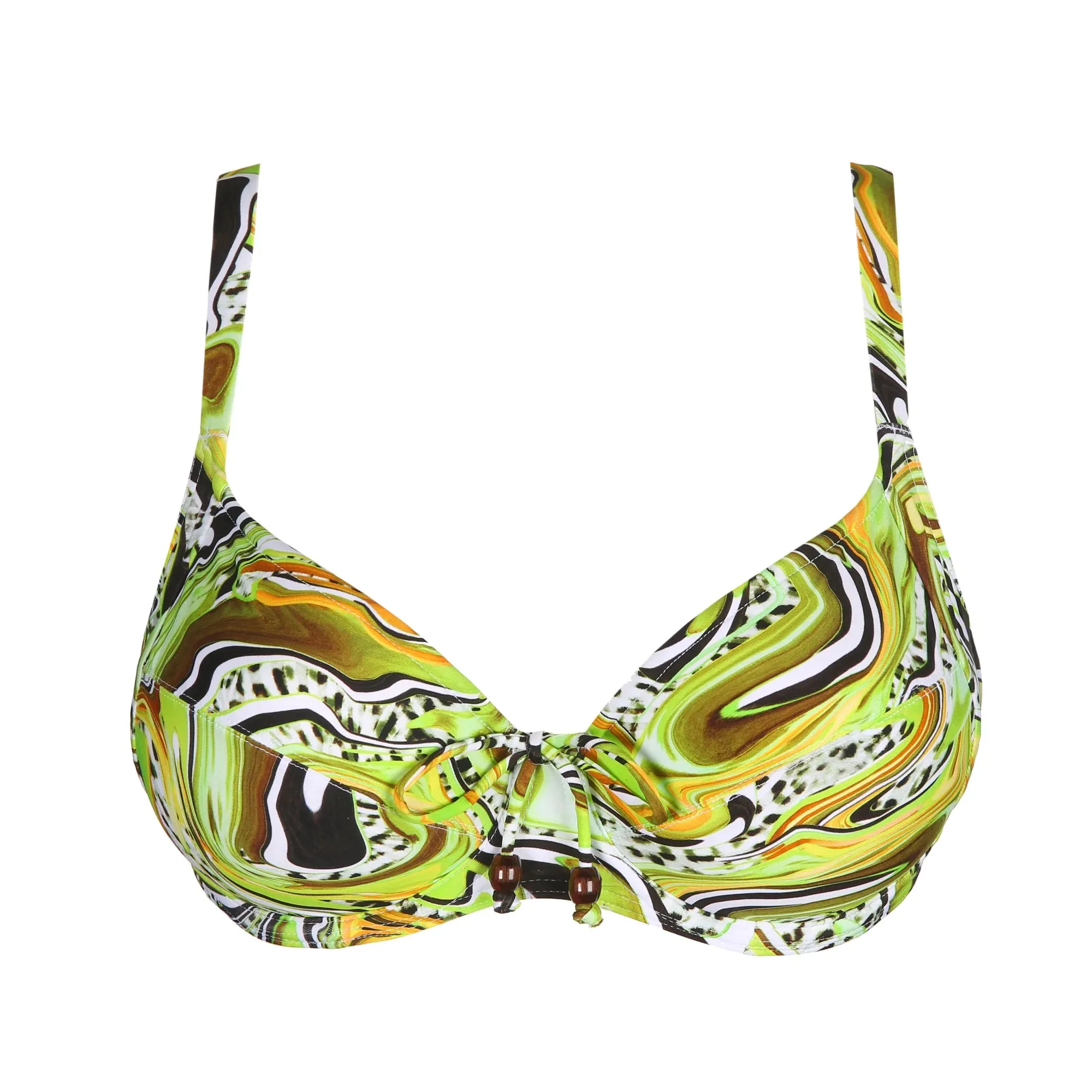 Prima Donna Full Cup Bikini Top-Jaguarau-Lime