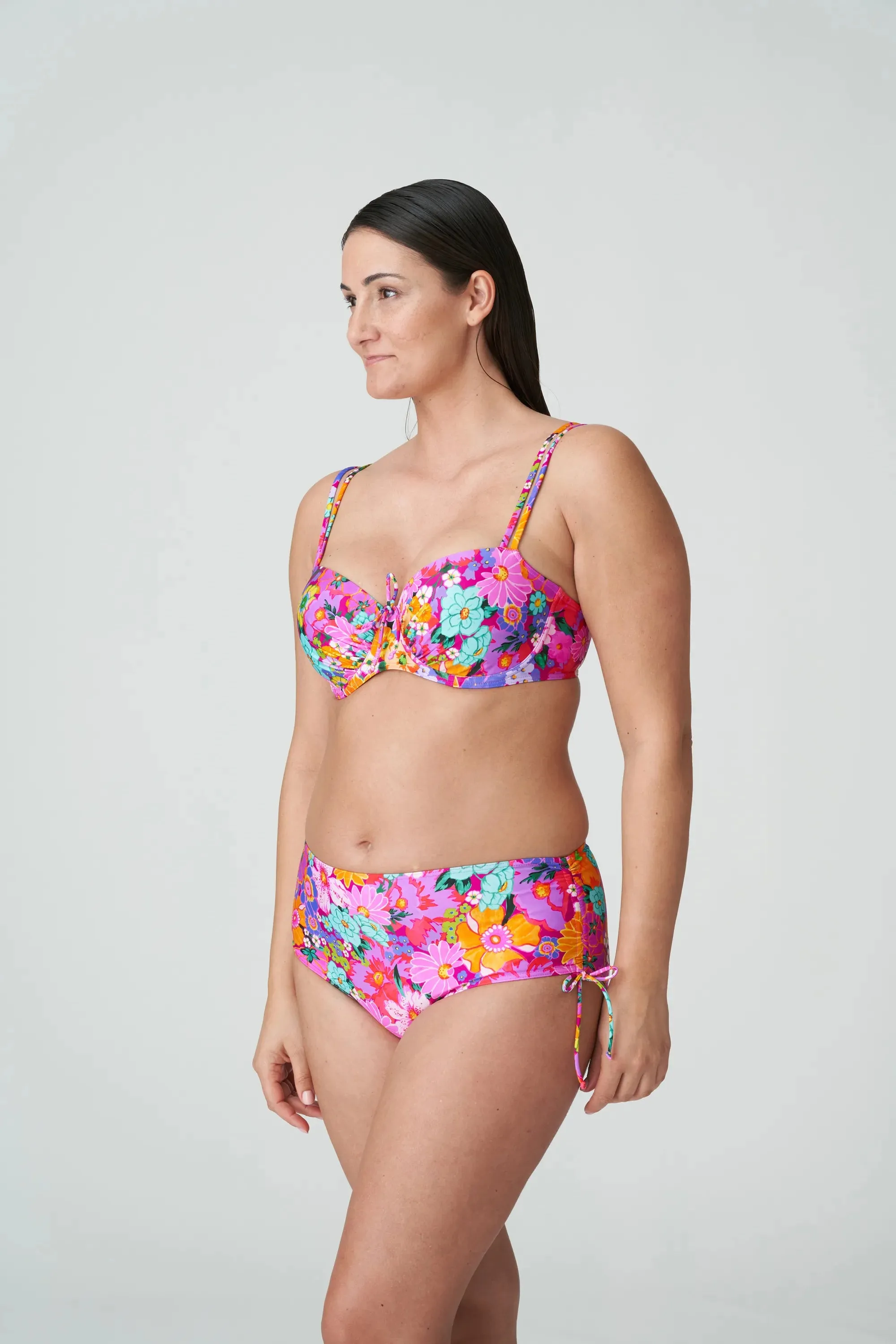 Prima Donna Padded Balcony Bikini Top-Najac-Floral