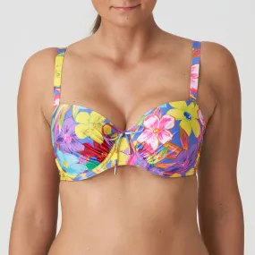 Prima Donna Padded Balcony Bikini Top-Sazan-Blue Bloom