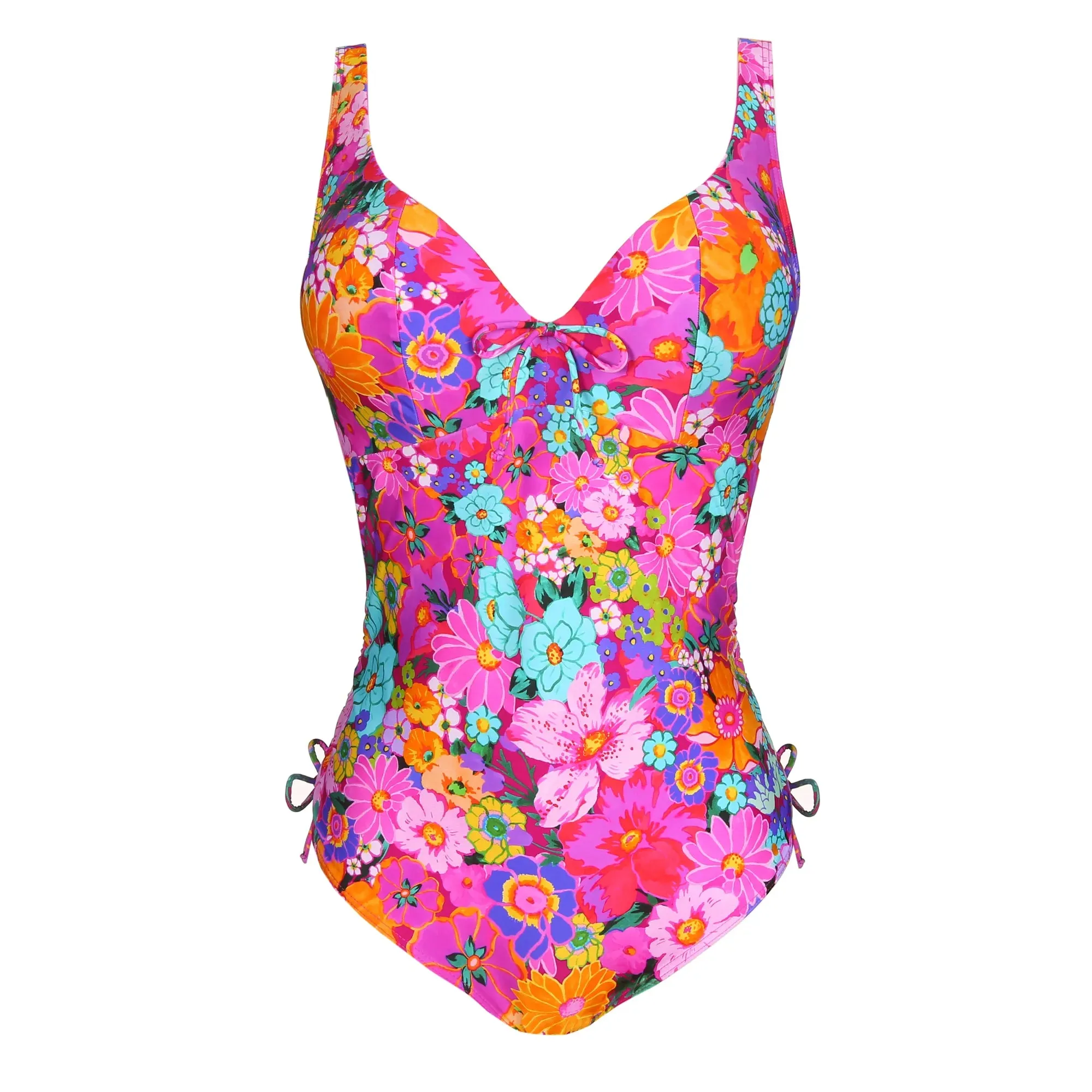 Prima Donna Plunge Swimsuit-Najac-Floral