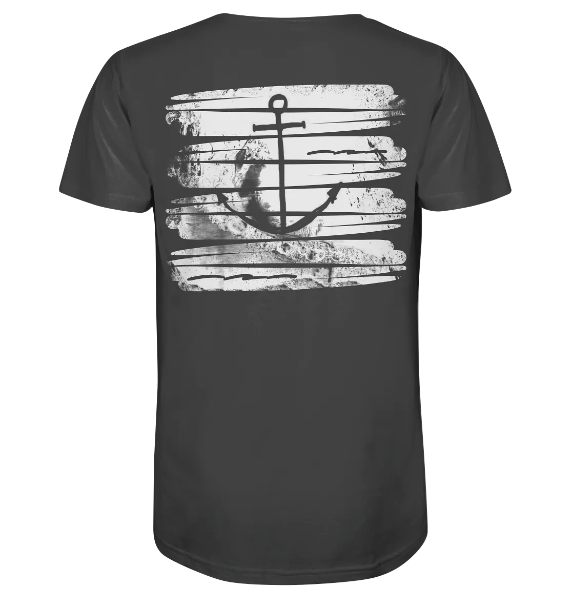 "Anchor Ocean Splash Backtail" - Herren Premium Organic Shirt