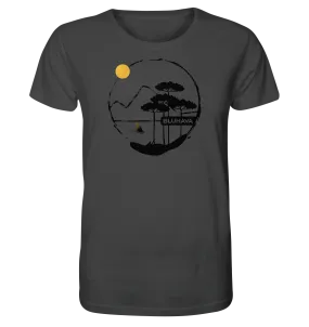 "GrungeLine Shark Pine" - Herren Premium Organic Shirt