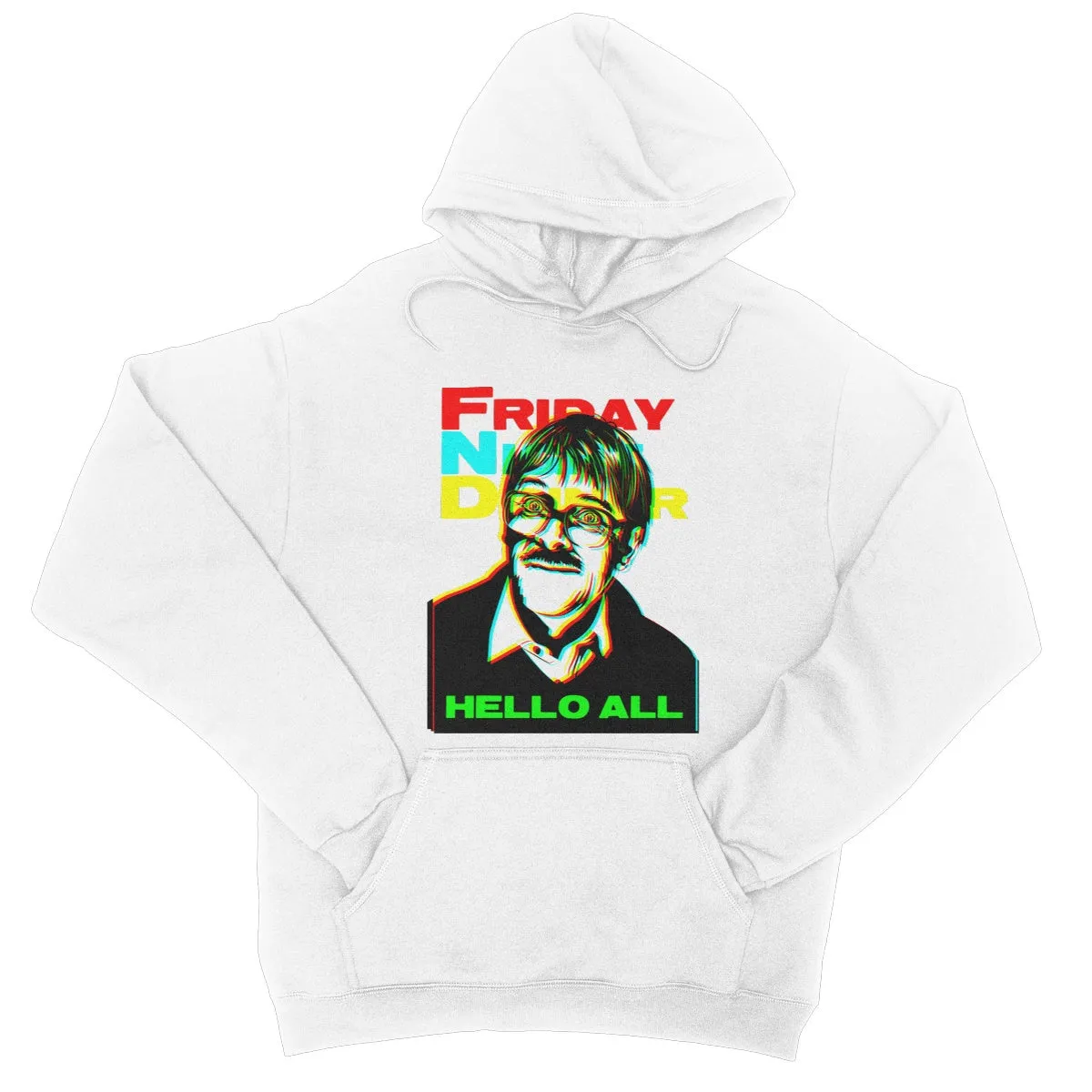 "Hello All" Apparel College Hoodie