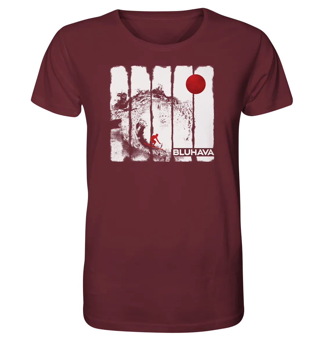 "Oceanspleash Red Moon Driver" - Herren Premium Organic Shirt