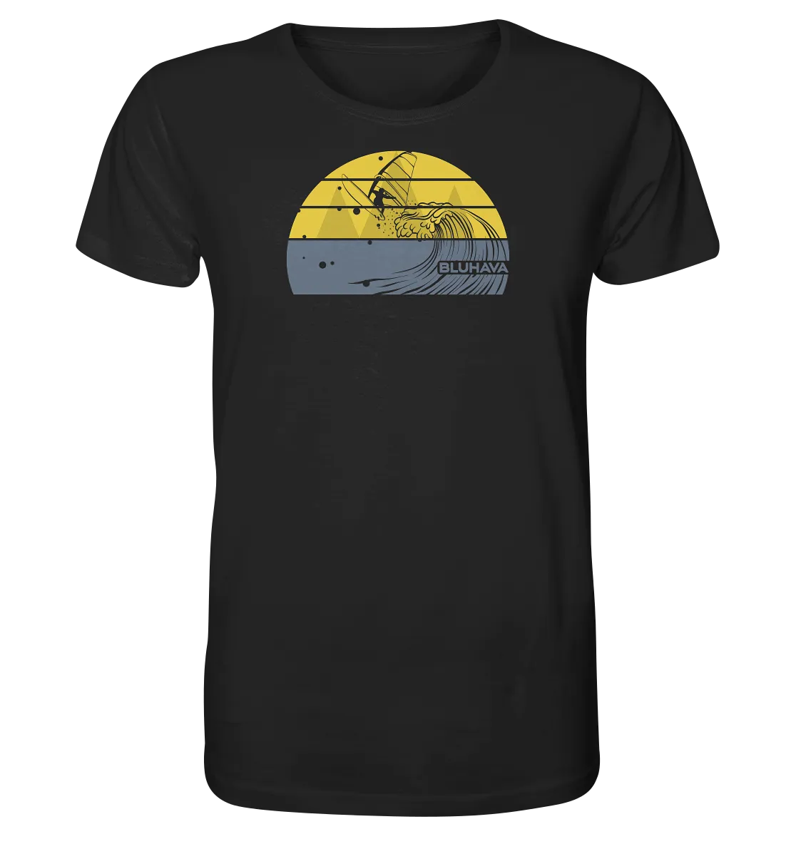 "Sunset Rapid Windsurf Fun" - Herren Premium Organic Shirt