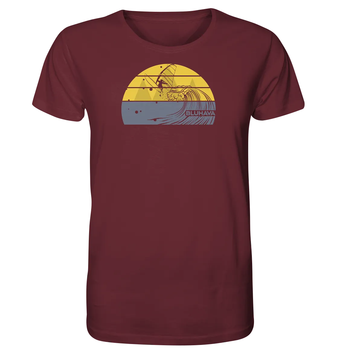 "Sunset Rapid Windsurf Fun" - Herren Premium Organic Shirt