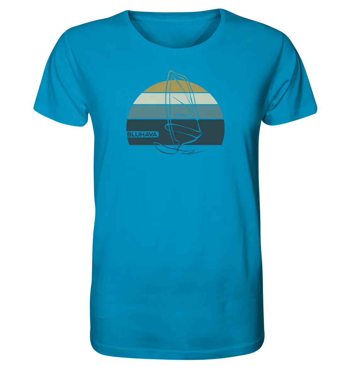 "Sunset WindsurflIiner" - Herren Premium Organic Shirt