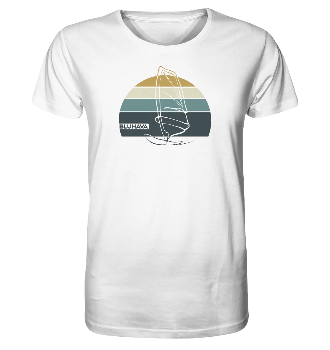 "Sunset WindsurflIiner" - Herren Premium Organic Shirt