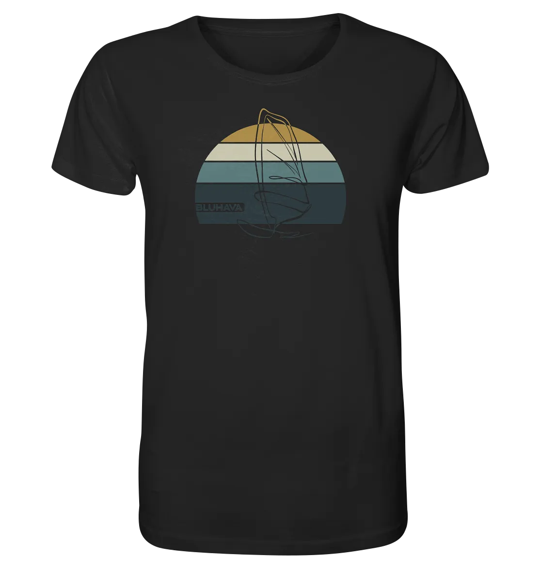 "Sunset WindsurflIiner" - Herren Premium Organic Shirt