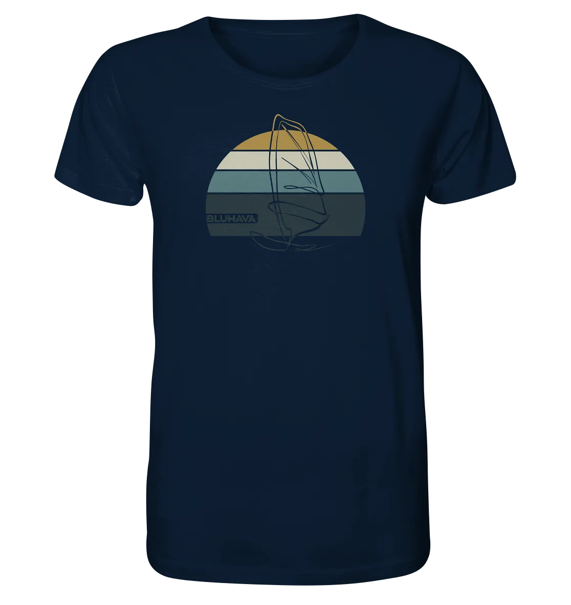 "Sunset WindsurflIiner" - Herren Premium Organic Shirt