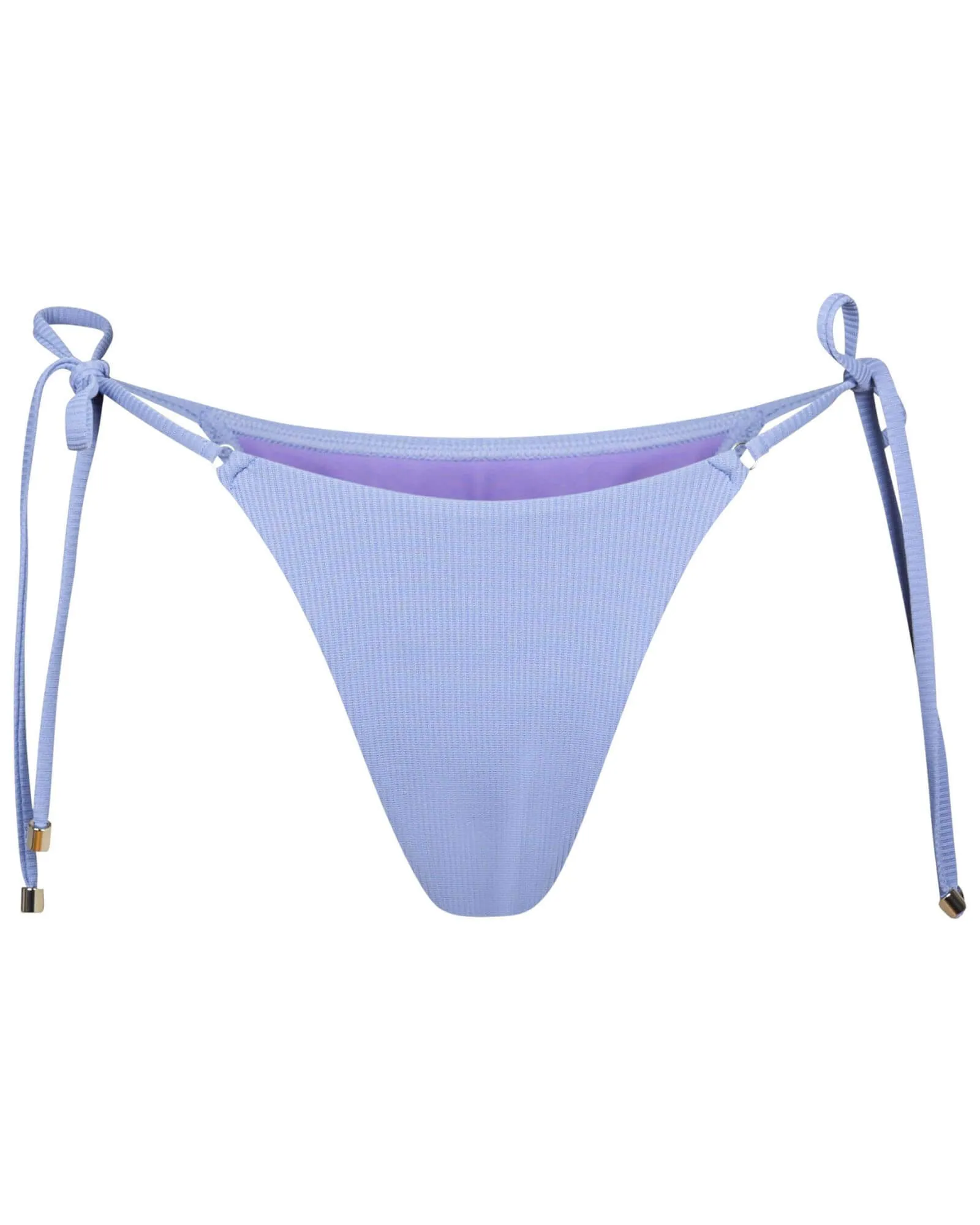 Rae bottom tanga - Purple rib