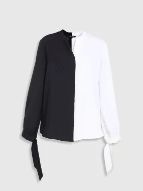 RAQUEL OROZCO Briana Blouse - Black and White