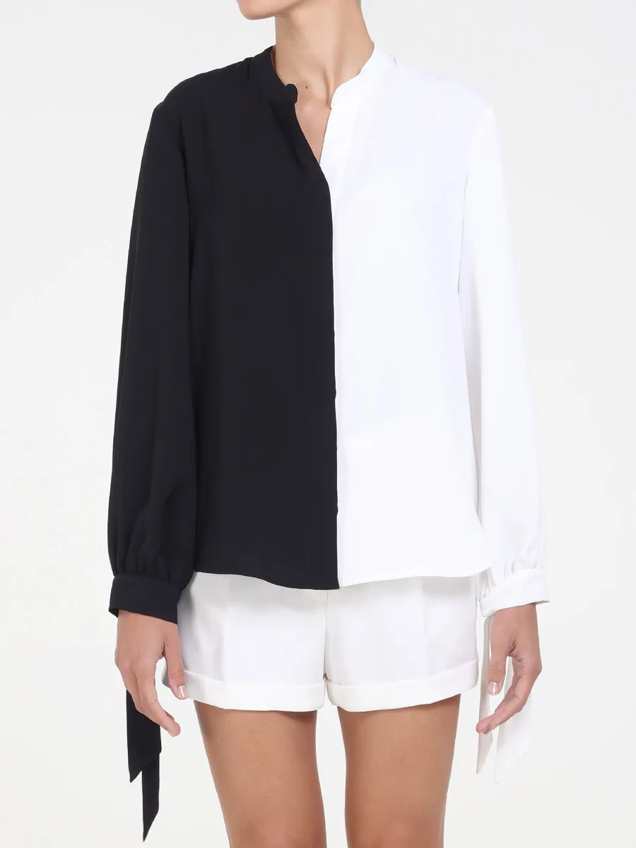 RAQUEL OROZCO Briana Blouse - Black and White