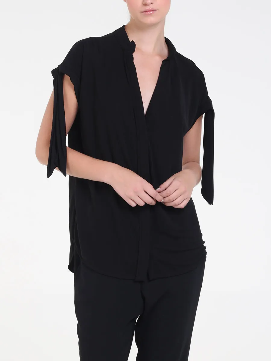 RAQUEL OROZCO Isolde Blouse - Black