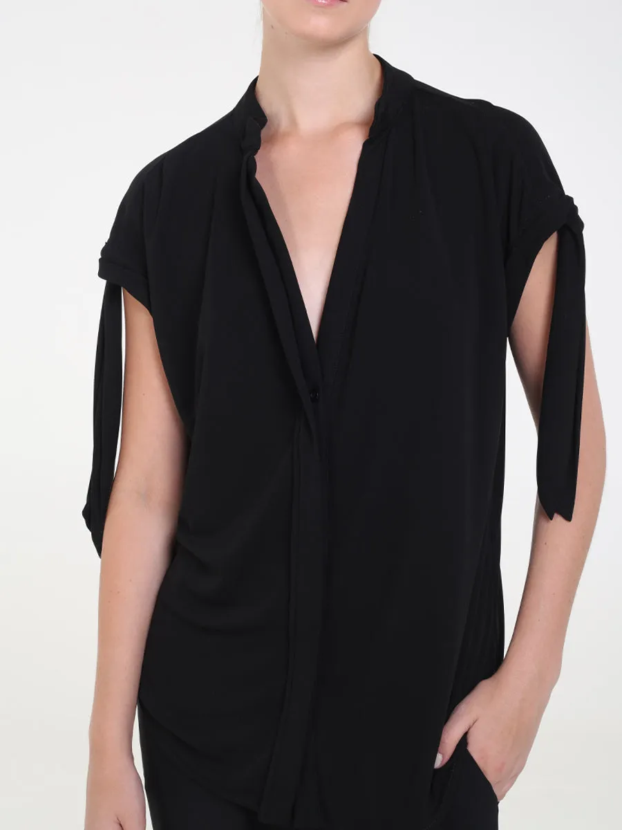 RAQUEL OROZCO Isolde Blouse - Black