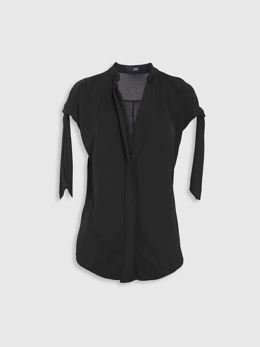 RAQUEL OROZCO Isolde Blouse - Black