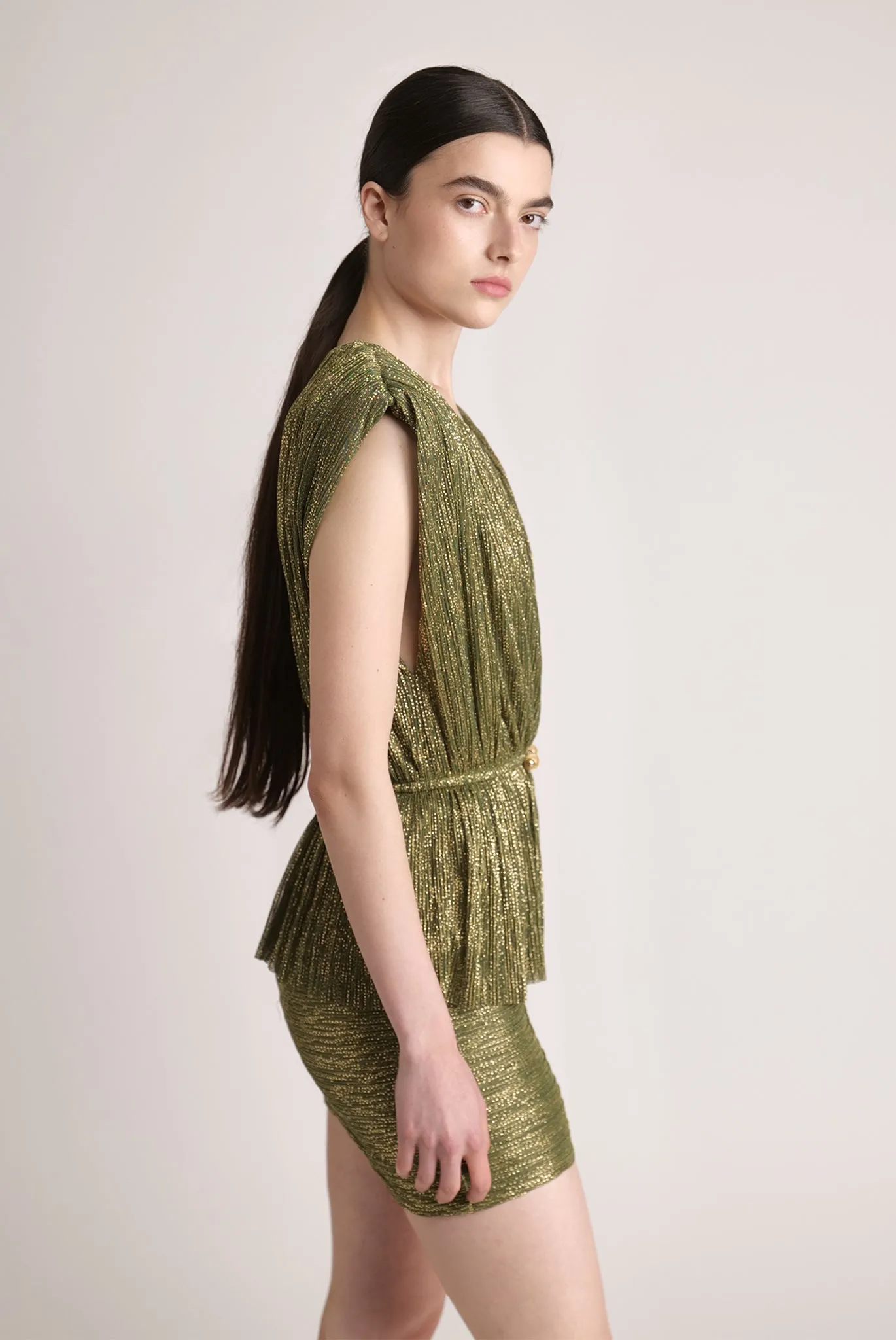 SABINA MUSAYEV Valerie Top - Moss Green