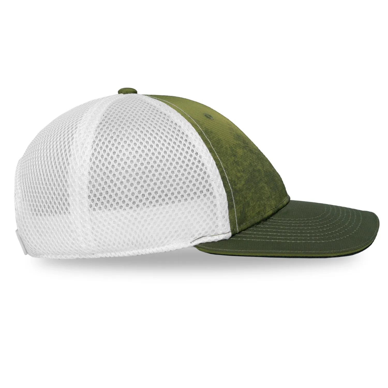 Scenic Olive 6 Panel Trucker Hat