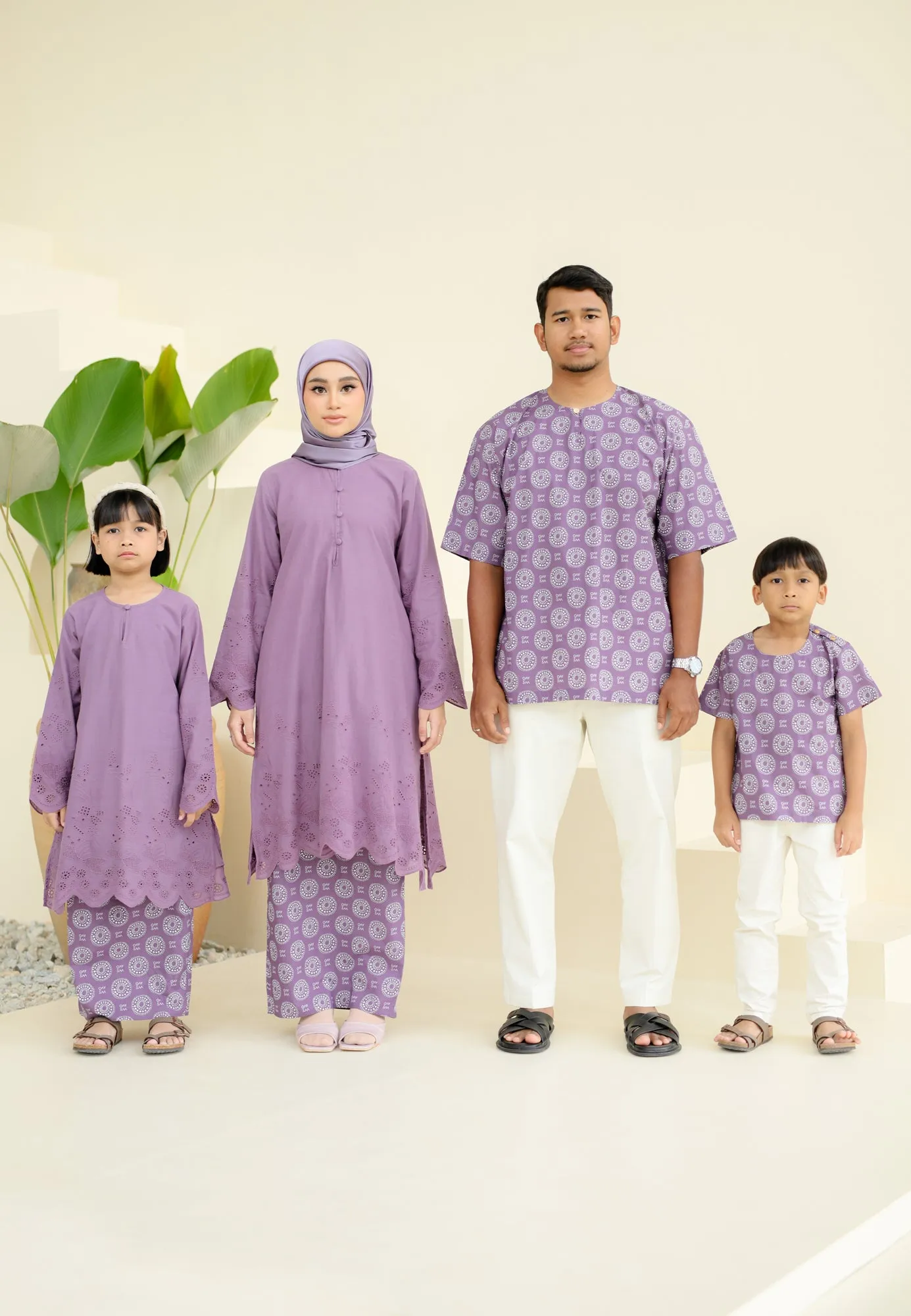 Seirama Kurung (Pastle Purple)