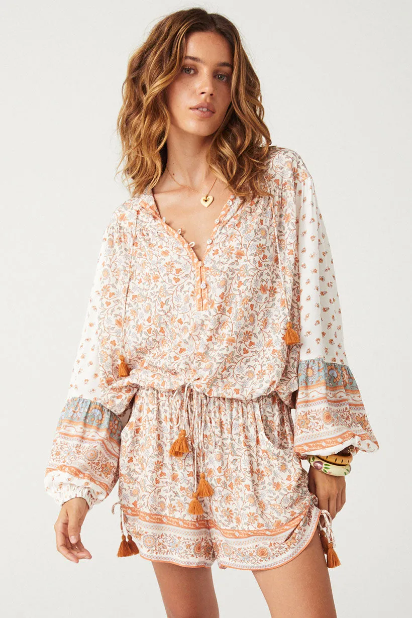 Spell Sunshine Bandit Blouse - Desert Sage