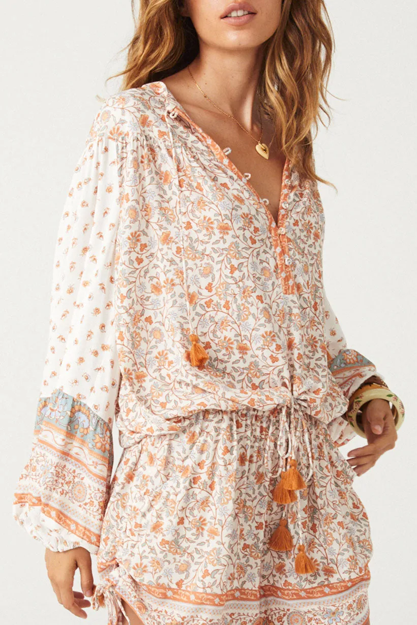 Spell Sunshine Bandit Blouse - Desert Sage