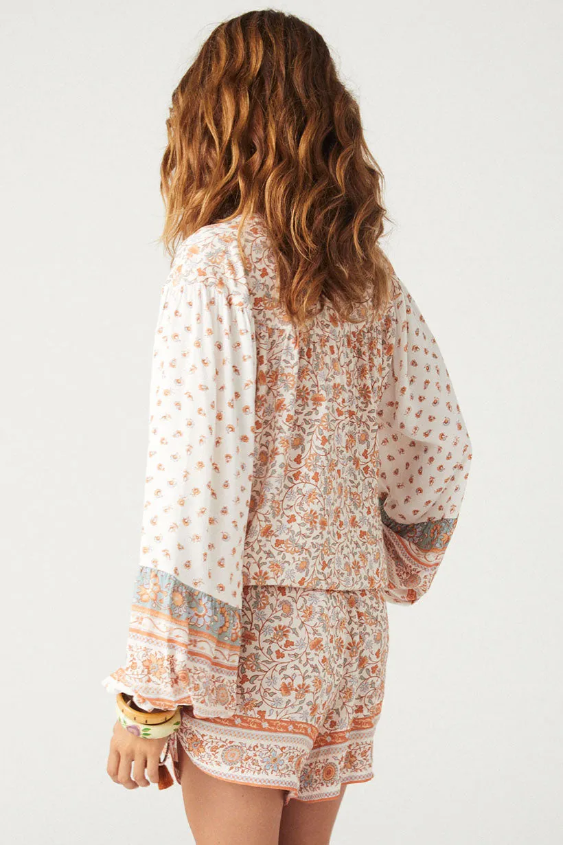 Spell Sunshine Bandit Blouse - Desert Sage