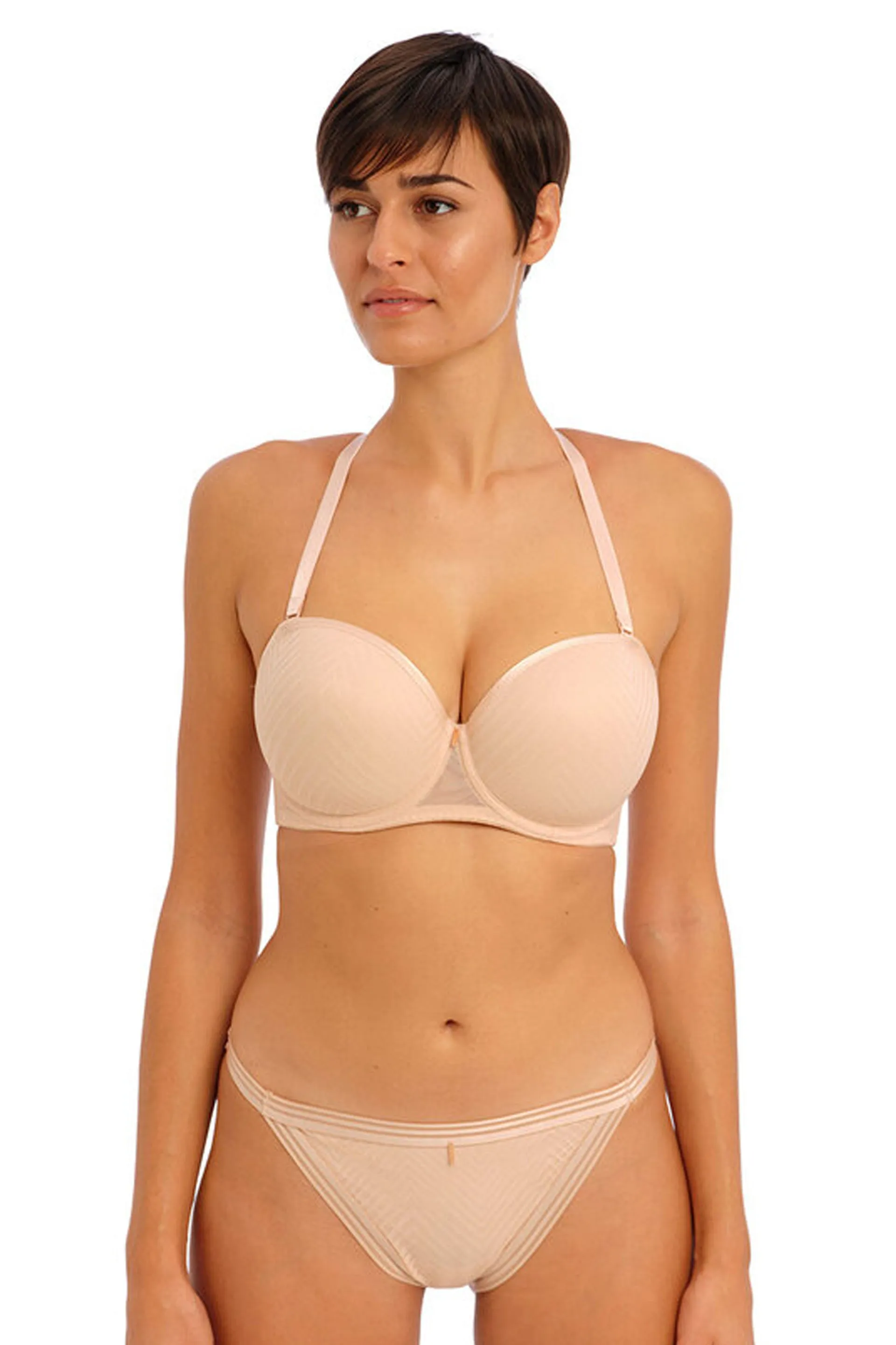 Tailored Moulded Strapless Bra Natural Beige