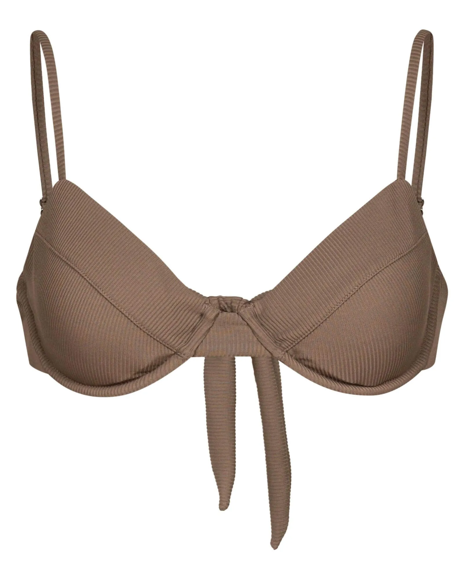 Tamara top - Brown rib