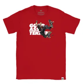 TEKKEN 'GOOD ASS TEKKEN Paul' T-Shirt - Red