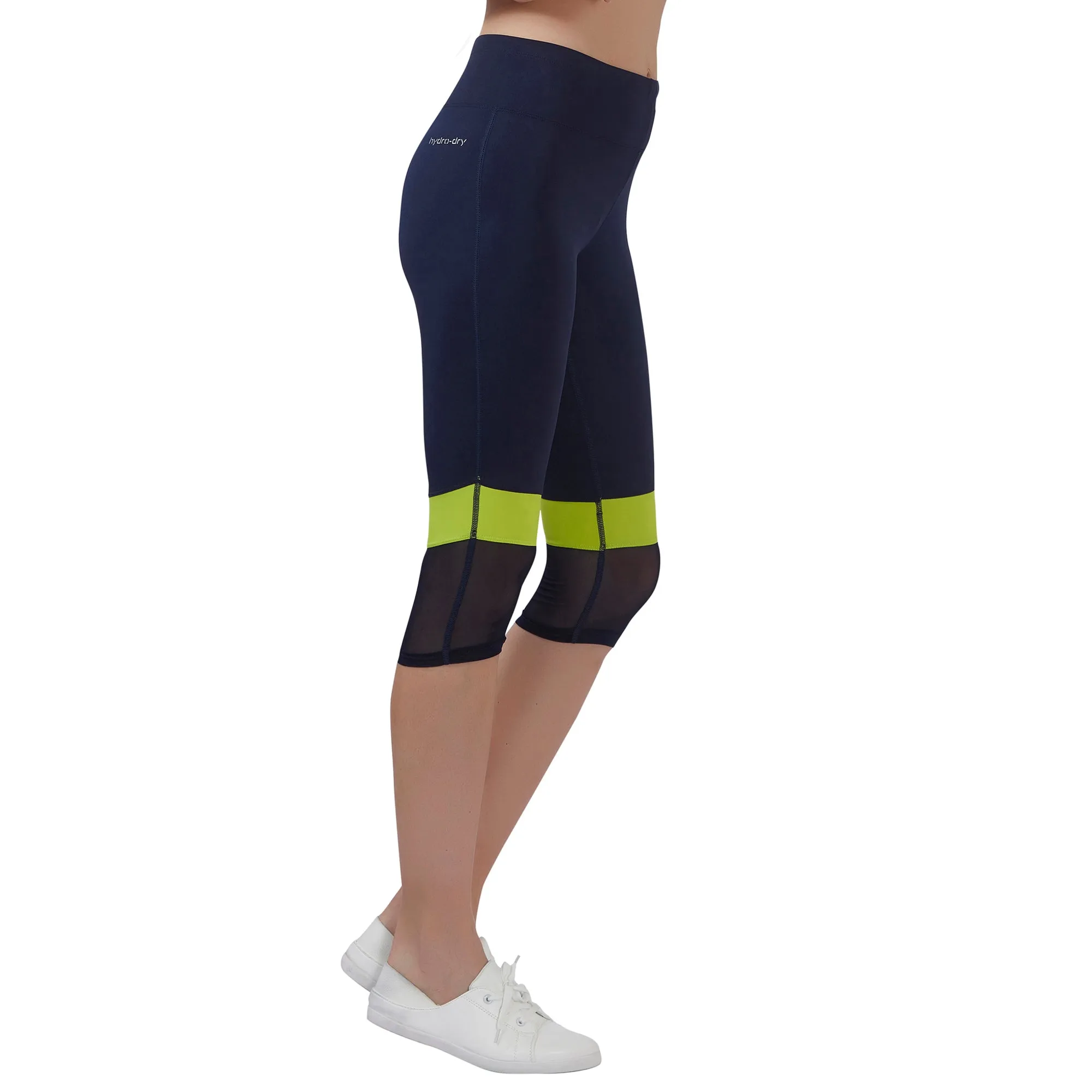 The Boost Women 3/4TH LEGGING (Mid Rise Waistband with hydro-dry Tech)