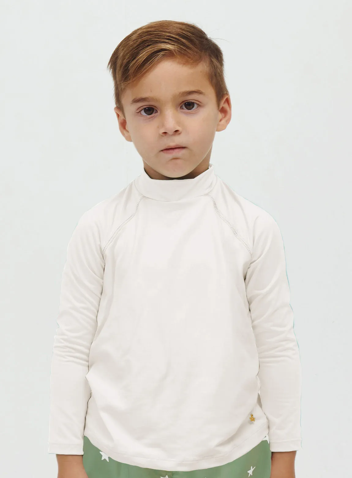 The Mini Icon Ivory Boy Rashguard