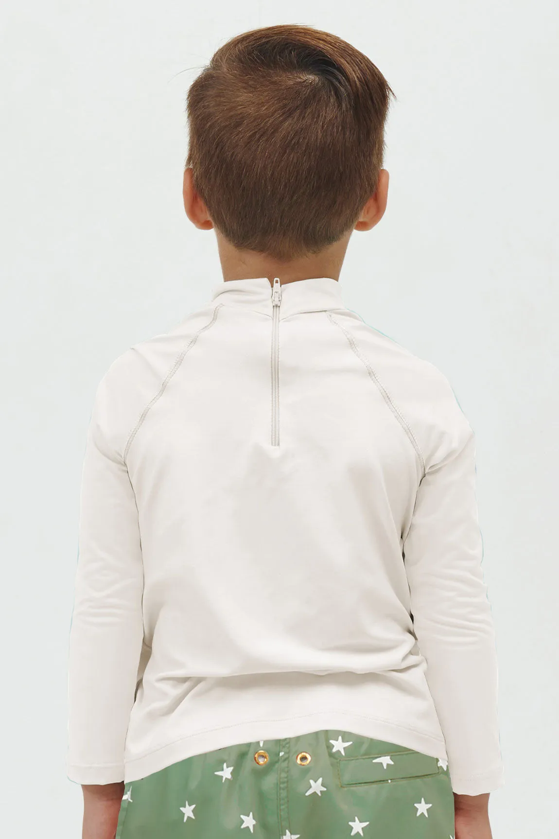 The Mini Icon Ivory Boy Rashguard