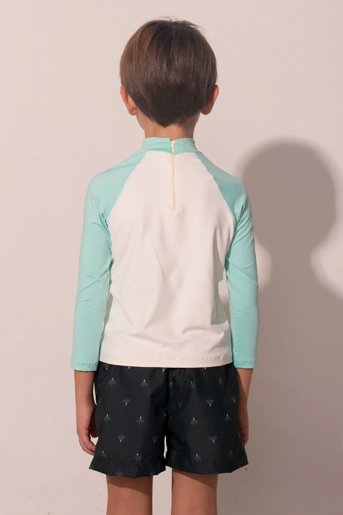 The Mini Icon Mint Boy Rashguard