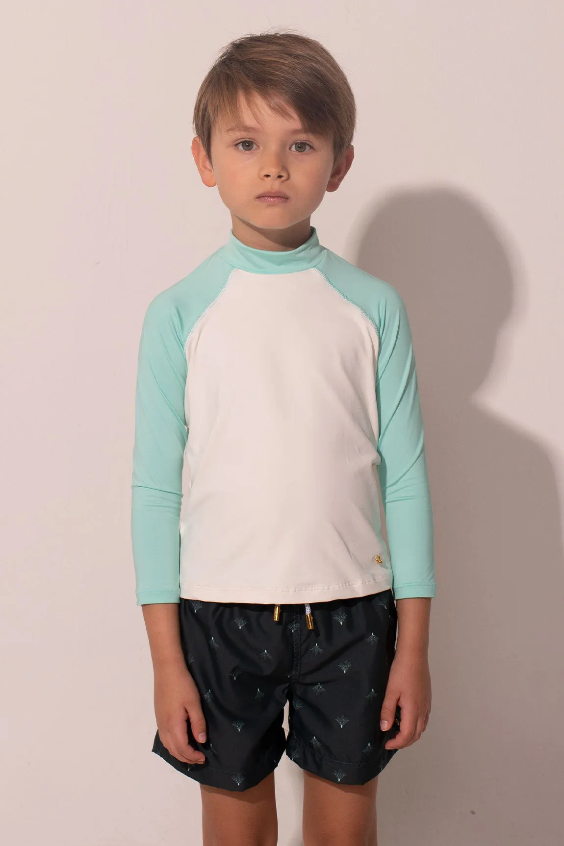 The Mini Icon Mint Boy Rashguard