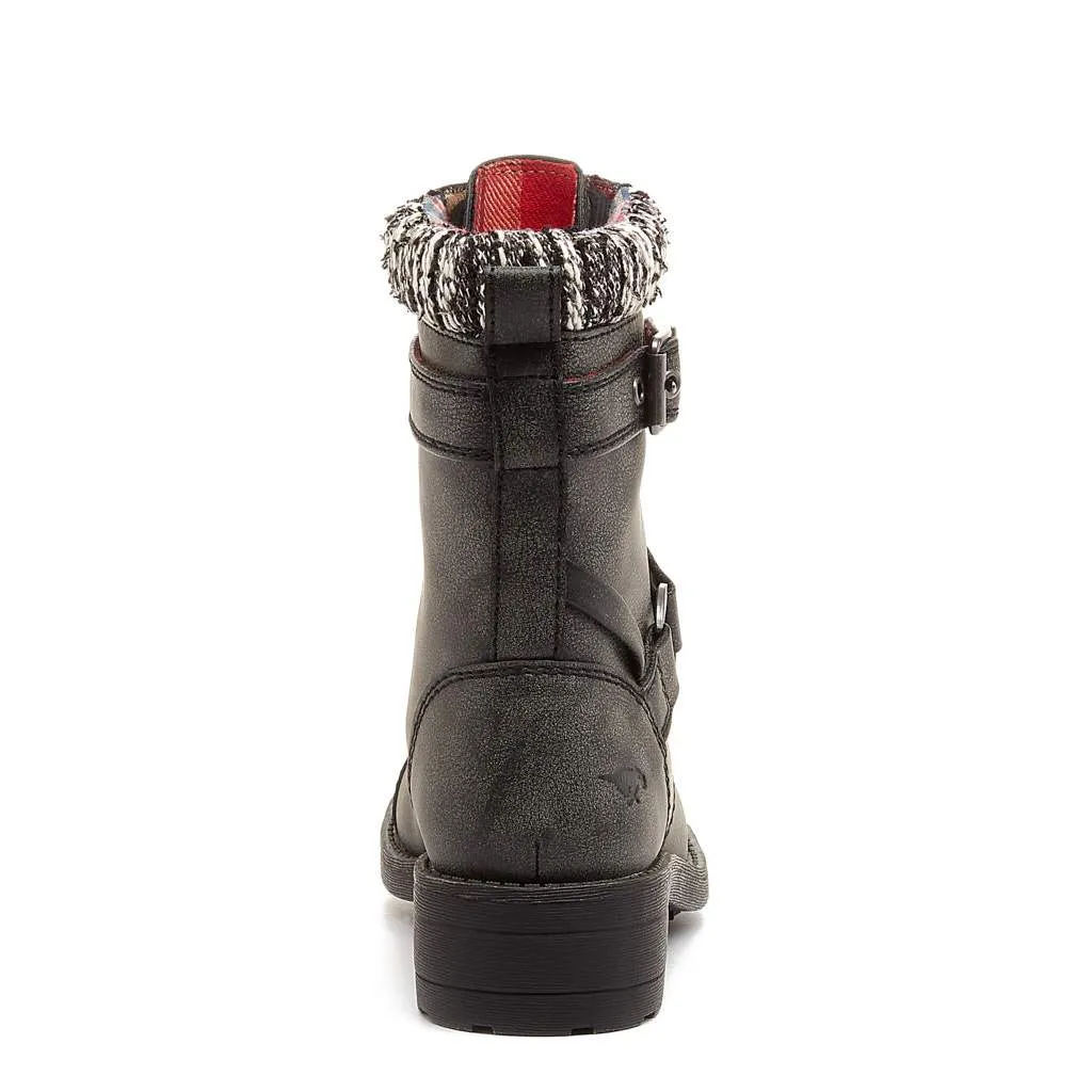 Thunder Black Biker Boot