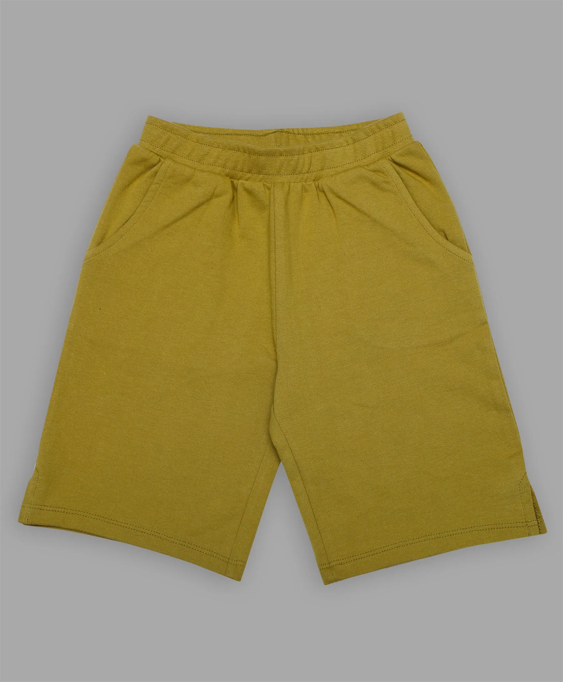 Ventra Khaki Tie Shorts Set