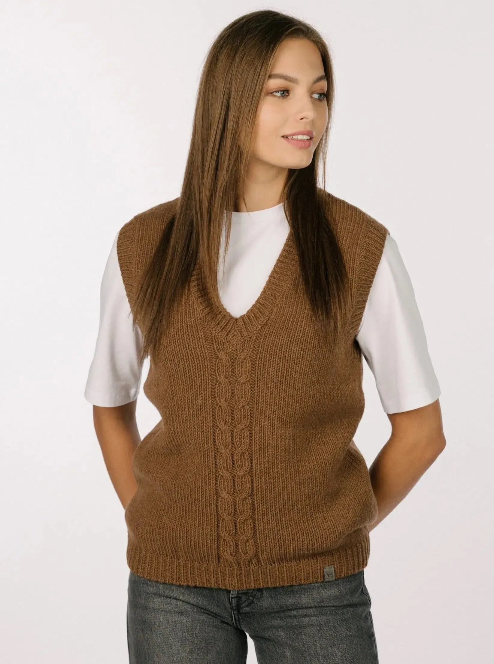 Vest Anne Brown