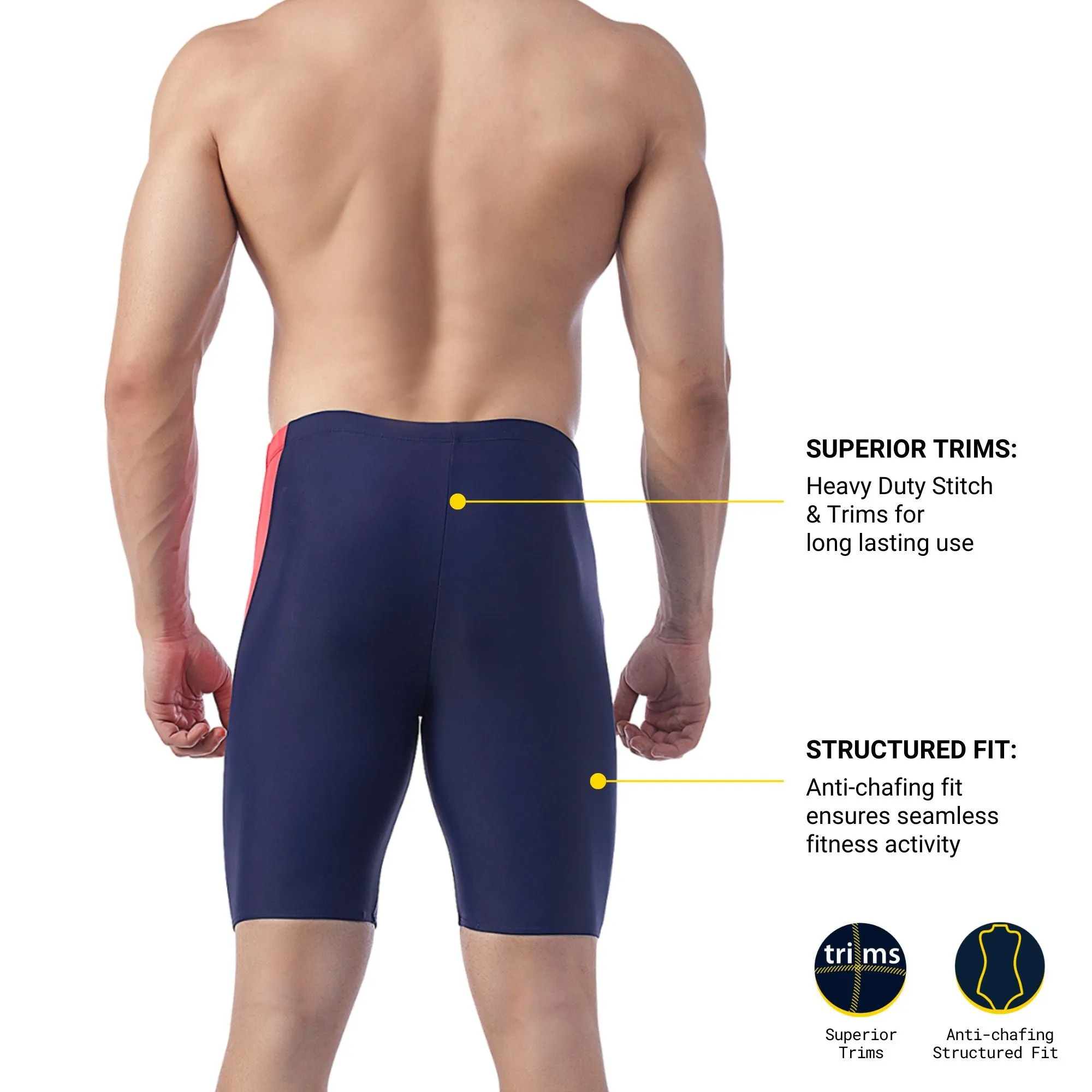 Victory Men's JAMMER  (Sun Protected and Chlorine Tested)