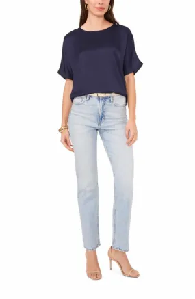 Vince Camuto Apparel DOLMAN T SHIRT BLOUSE V407/CLASSIC NAVY