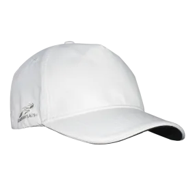 White 5-Panel Podium Hat