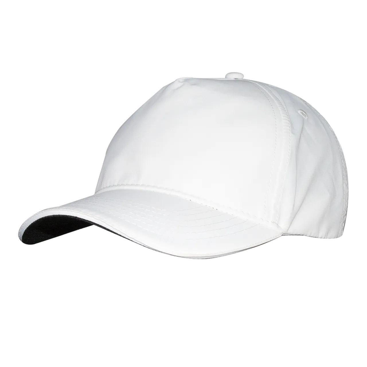 White 5-Panel Podium Hat