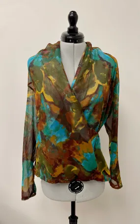 Women’s Amera Long Sleeve Blouse, Size 10