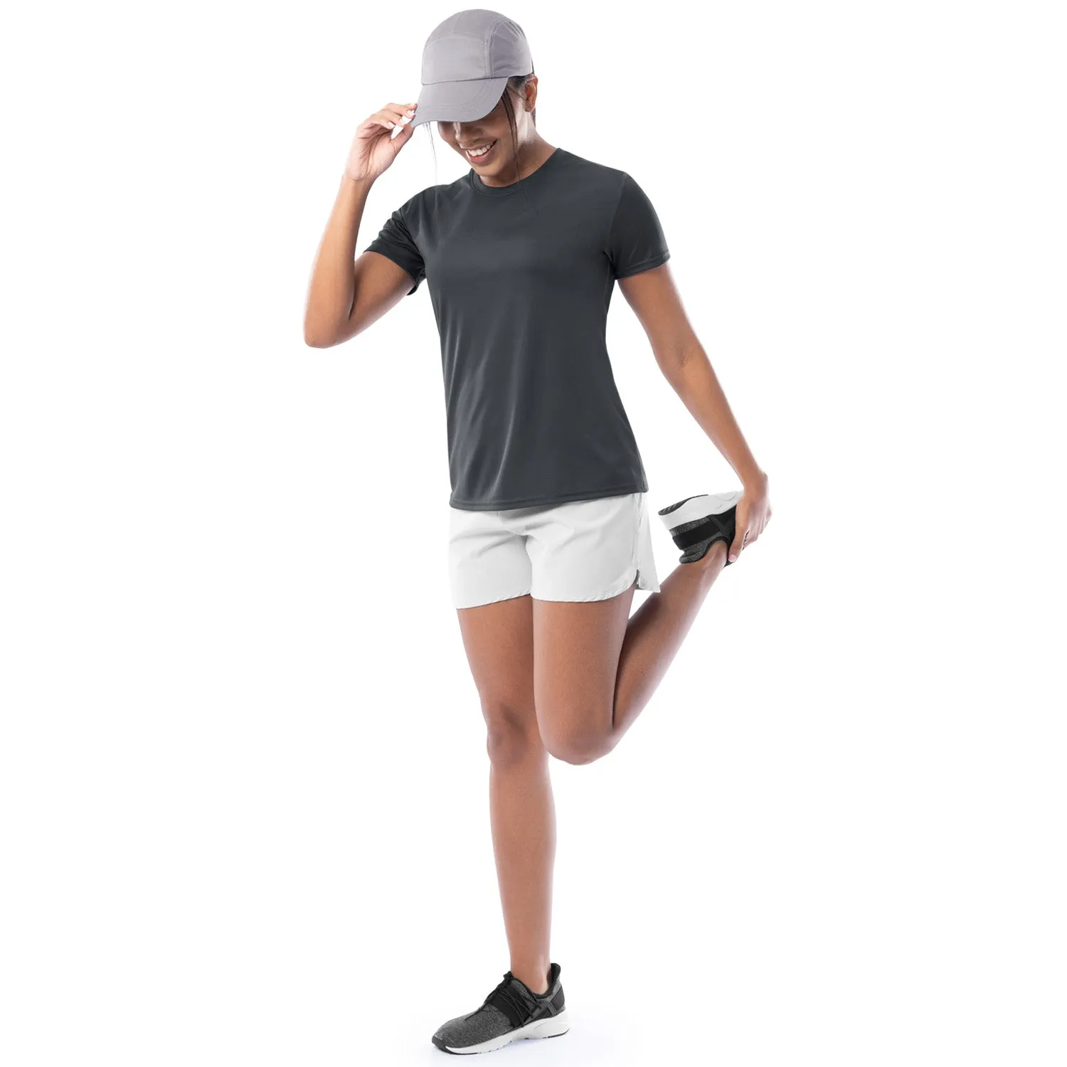 Women's Dark Grey Training T-Shirt